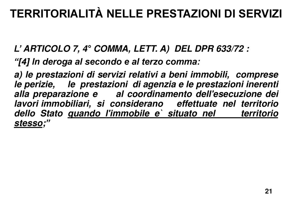 Fascicolo 1 REGIME IVA DELLE TRANSAZIONI COMMERCIALI IN RELAZIONE AL